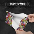 thumbnail image 5 of Lsque Colorful Bulldog Printed Long Tissue Box Cover Holder, Facial Paper Organizer Dispenser,Triangle with Bottom Belt, PVC Leather Decorative Organizer, 5 of 9