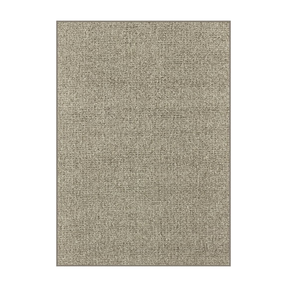 3x5' Weathered Teak - Indoor Outdoor Custom Cut Area Rug Carpet Runners with a Premium Fabric Finished Edges