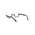 thumbnail image 2 of Bottom Half Plastic Rim Round Oval Powered Reading Glasses Tortoise +2.0, 2 of 4