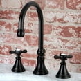 thumbnail image 2 of Kingston Brass KS2985BEX Essex Widespread Bathroom Faucet with Brass Pop-Up, Oil Rubbed Bronze, 2 of 6