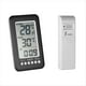 thumbnail image 4 of Medidor de TermóMetro Digital con FuncióN de Reloj TermóMetros de Temperatura InaláMbricos LCD para Interiores y Exteriores EstacióN MeteorolóGica, 4 of 5