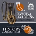 thumbnail image 6 of Viking Culture Ox Horn Mug, Shot Glass, and Bottle Opener (3 Piece. Set) 16-oz. Custom Intricate Design - Polished Finish, 6 of 7