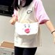 thumbnail image 1 of Bolso bandolera de dibujos animados para mujer, bolso divertido con correa ajustable, bolso sencillo para niñas, 1 of 3