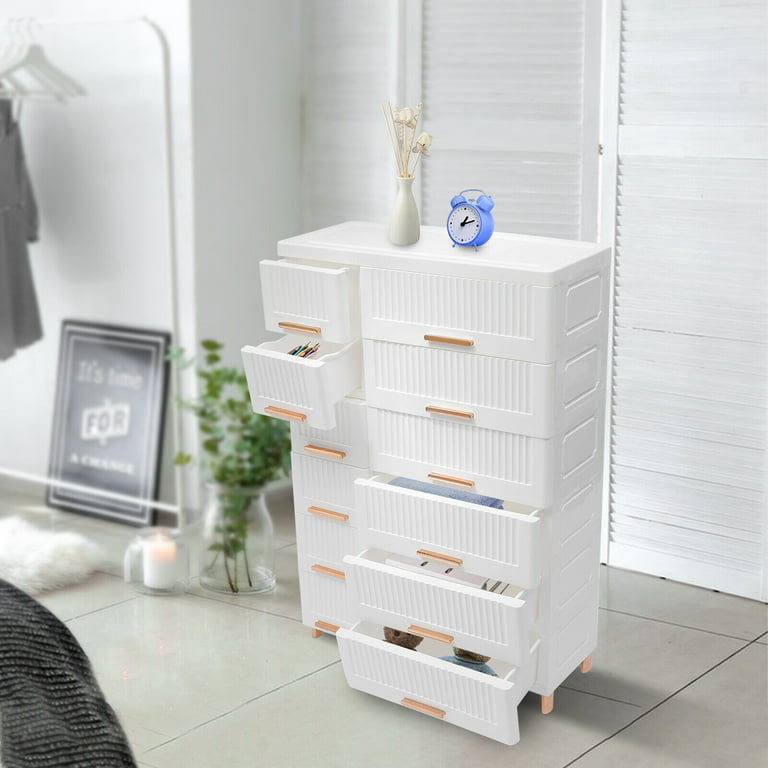 Plastic Drawers Dresser Storage Cabinet, 5 Drawers, Stackable Vertical  Clothes Storage Tower, Bedroom Tall Small Chest Closet - AliExpress