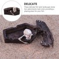 thumbnail image 4 of MasteelfCA 2PCS Resin Crafts Ornament Sand Table Skull Coffin Aquarium Fish Tank Decoration, 4 of 7