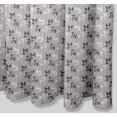 thumbnail image 4 of S4Sassy Gray Chihuahua & Dot Dog Decorative Waterproof Printed Shower Curtain Roller Hooks Drapes-60 x 75 Inch, 4 of 6