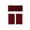 B-Wine, variant on 3pcs Cafe Curtain Set, One Top Valance and Two Lower Panels, Light Filtering Thermal Window Covering for Kitchen Bathroom Basement Laundry Room and Small Windows, B-Beige