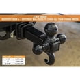 thumbnail image 2 of BUYERS PRODUCTS 1802208 Triple Hitch Ball/Hook, Black Powder Coat, 2 of 4