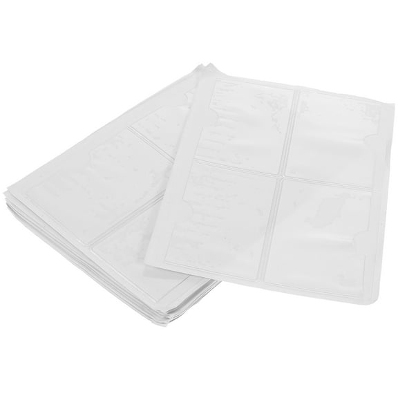 BALAHAPY Index Card Holder White 100Pcs 3.34X2.36X0.04in