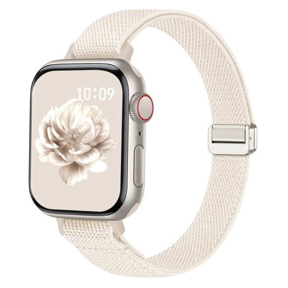 Correa para Apple Watch Butifacion, delgada y elástica, de nailon magnético