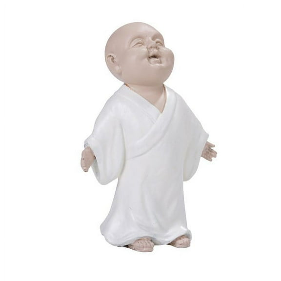 Ebros Small Colorful Joyful Monk Sings Praises Baby Buddha Resin Figurine 4.75"
