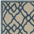 thumbnail image 4 of SAFAVIEH Four Seasons Hannan Geometric Floral Polyester Area Rug, Ivory/Blue, 2'3" x 3'9", 4 of 6