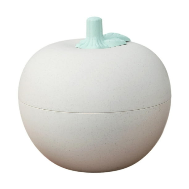 Frutero de manzana Plato de frutos secos Adorno para el hogar Recipiente para fruta decorativo beige