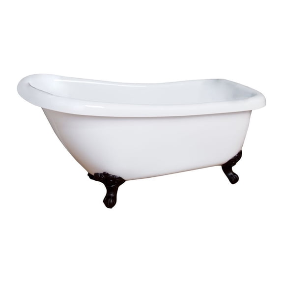 Barclay AS7H67I-WH-ORB Acryic Slipper Tub