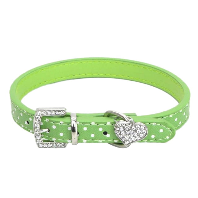 Collar de Mascotas de material cuero de con de Artificiales Accesorio de Cuello de mascota S Yuyangstore Collar de perro