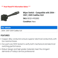 thumbnail image 2 of Wiper Switch - Compatible with 2004 - 2007, 2009 Cadillac XLR 2005 2006, 2 of 2