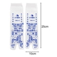 thumbnail image 5 of sunsanly 1 Pair Massage Mid-calf Socks with Massage Stick Serenity Steps Legible Foot Acupuncture Point Printed Elastic Massage to Promote Circulation Beginner Health Care Reflexology Socks, 5 of 7