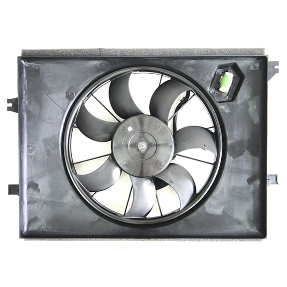 Agility Auto Parts 6010076 Dual Radiator and Condenser Fan Assembly for Kia Specific Models