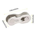 CKDOHAPEL Chain Connector Link 8 to 12 Speed Silver