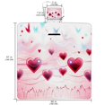 thumbnail image 2 of Valentine's Day Canvas Beach Blanket Picnic Mat for Outdoor Activities - Waterproof and Sandproof, Large Size for Family Gathering and Beach Fun, 2 of 6