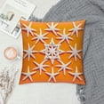 thumbnail image 2 of COMIO Coastal Coral Throw Pillow Covers Starfish Beach Nautical Pillow Covers Summer Farmhouse Pillowcase Square Cushion Covers for Sofa Couch Bedroom Living Room Home Decoration, 2 of 5
