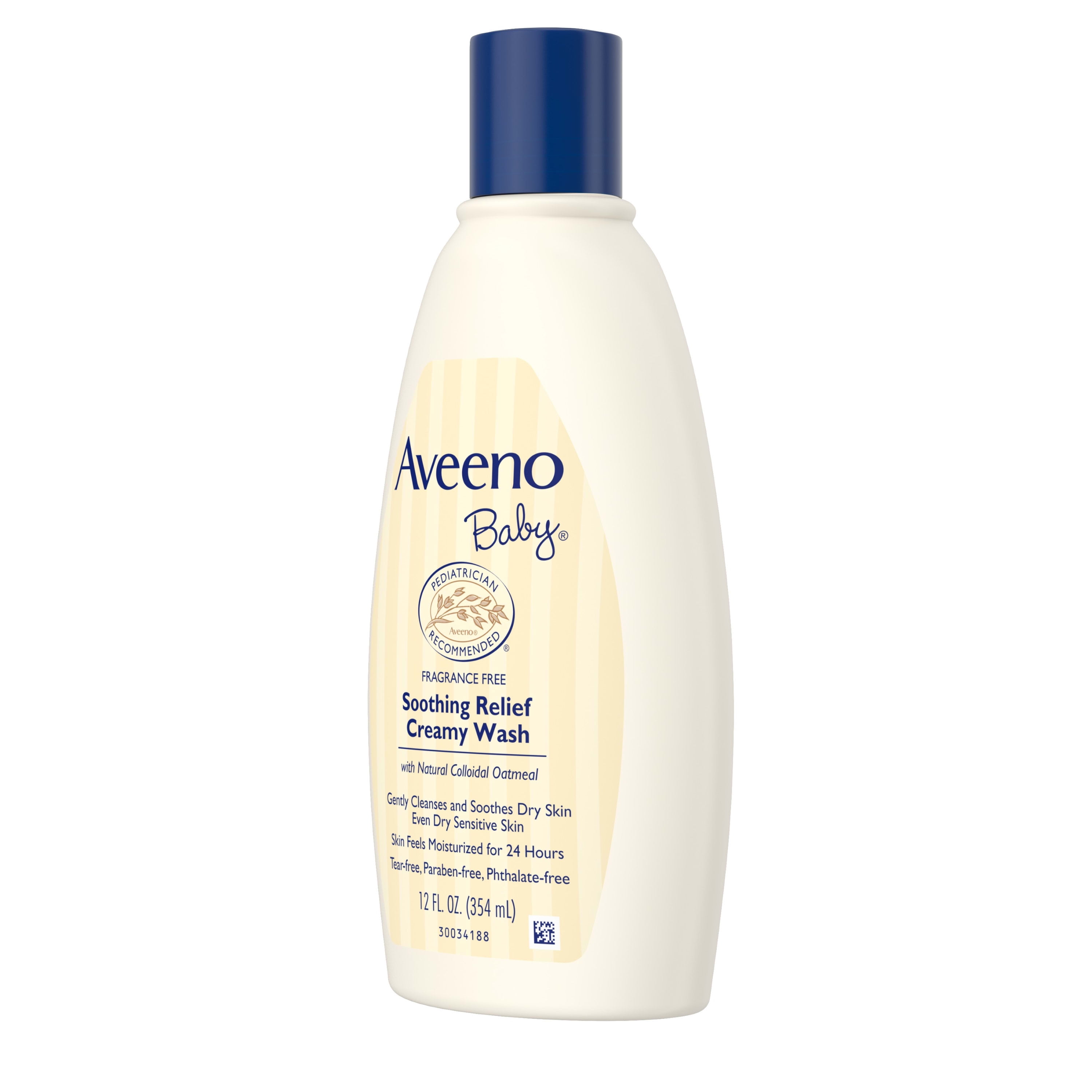 Aveeno Baby Soothing Hydration Creamy Bath Wash, Oatmeal, 12 fl oz