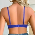 thumbnail image 3 of Tsesme Bra for Women Sparkle Wireless Back Closure Comfy Everyday Bras Push up Support Minimizer, 3 of 9