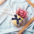 thumbnail image 4 of TABLETREANDS Decorativa Azul Oscuro Con Corazones En Oro Para Manualidades Bodas Y Fiestas De Encaje Ondulado, 4 of 6