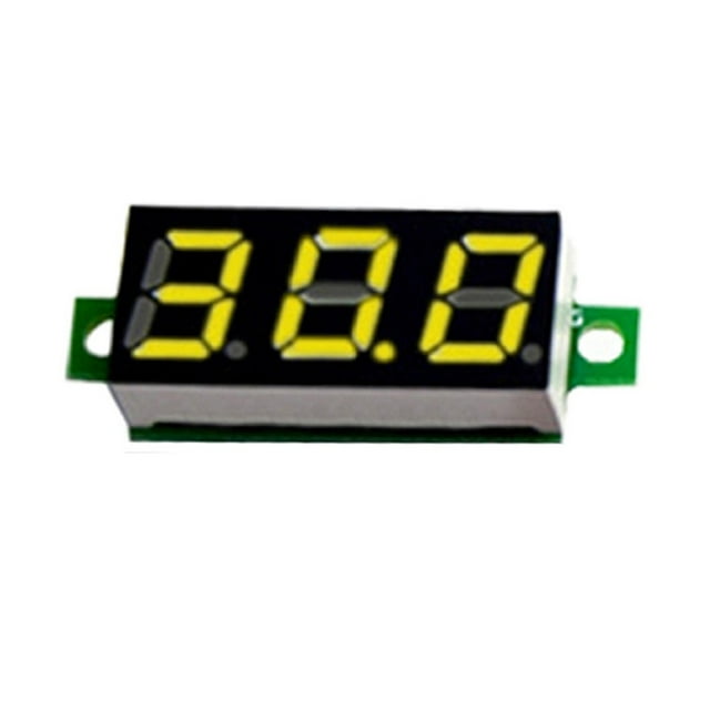 0.28\" 3Wire LED Minimun Digital Voltmeter DC0-100V Reverse Connection Protection