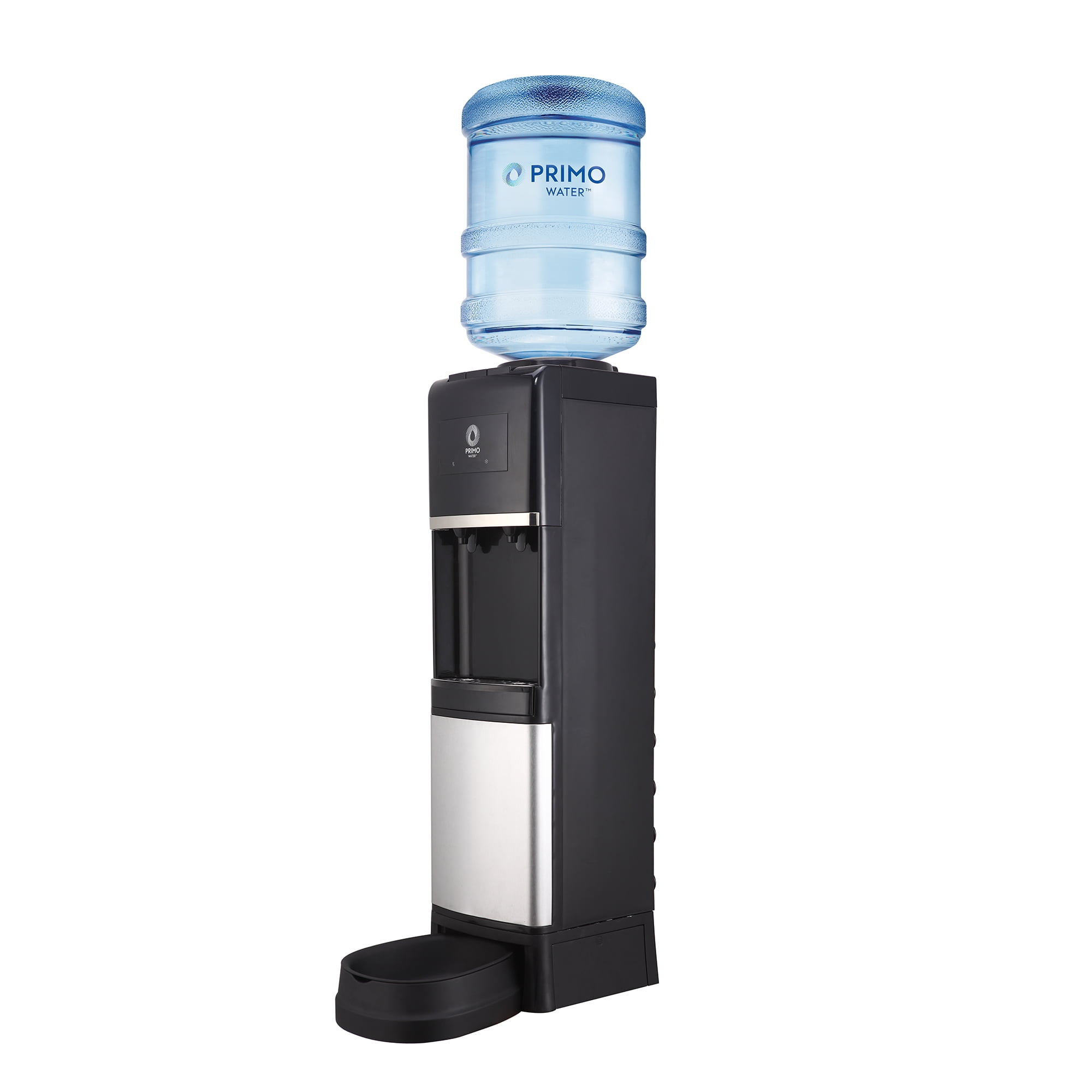 Primo Water® Top Loading Pro 2 Temp Water Dispenser with Pet Station, Black & Stainless Steel