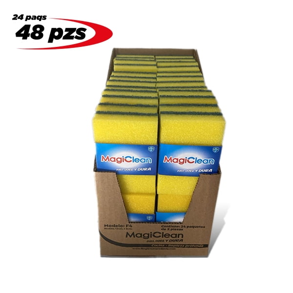 Esponja Lava Trastes MAGICLEAN 48 Pza