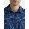 thumbnail image 5 of Birdie Bound Men's & Big Men's Novelty Print Golf Polo, Sizes S-5XL, 5 of 5