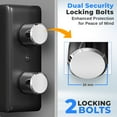 thumbnail image 6 of SereneLife Heavy Duty 9.1 x 6.7' Electronic Safe Box - Digital Touch Pad Lockbox with Code 2 Keys - Small Safe Box for Home/Office, Secure Cash, Jewelry, Firearms - Wall/Floor Mountable, 6 of 7