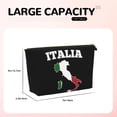 thumbnail image 3 of Italy Map Flag Handbag Purse Tote Organizer Zipper Closure Cosmetic Pouch Bag For Travelling, 3 of 7