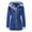 Blue, variant on PEZHADA Fall Savings Womens Waterproof Rain Jacket,Windbreaker Travel Jacket,Women's Solid Color Rain With Removable Hoodies Casual Lightweight Windbreaker Outdoor Walking Coat Yellow
