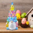 thumbnail image 6 of Bunny Gnome Easter Decorations Clearance Colorful Doll Tree Easter Decorations for Indoor Spring Home Bedroom Office Décor, Tabletop Bunny Doll Tree, 6 of 7