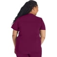 thumbnail image 5 of Dickies Balance Scrubs Top For Women V-Neck With Rib Knit Panels DK870, 5 of 7
