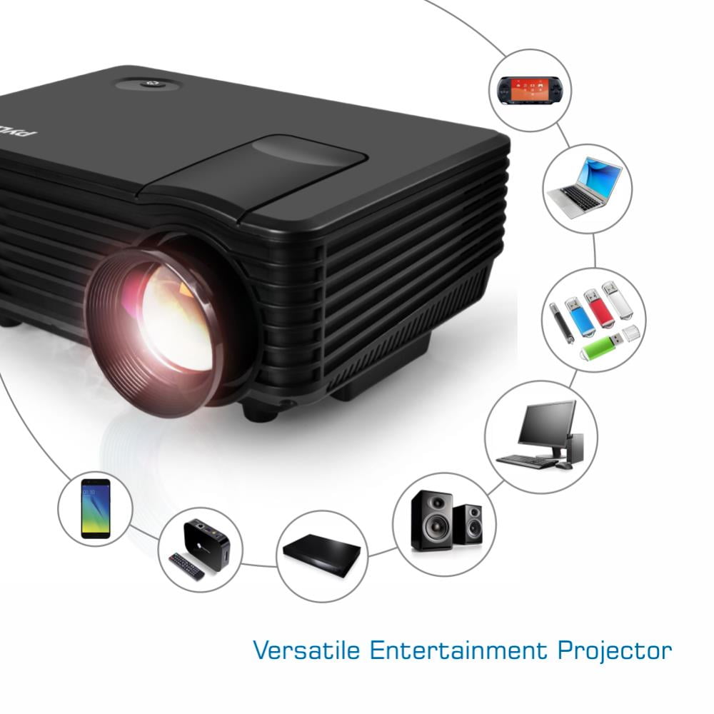 Pyle Pro® Prjg88 Compact Digital Multimedia Projector with up to 80" Display