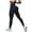Dark Gray, variant on Women's Compression Leggings High Waist Seamless Push Up Slimming Polyester & Spandex Yoga & Fitness Wine L