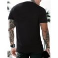 thumbnail image 2 of One Love Graphic Print T-Shirt for Men - Crew Neck Short Sleeve Polyester Summer Tee with Geometric Pattern and Casual Style - Slight Stretch, Knit Regular Fit, Machine Washable, 2 of 6