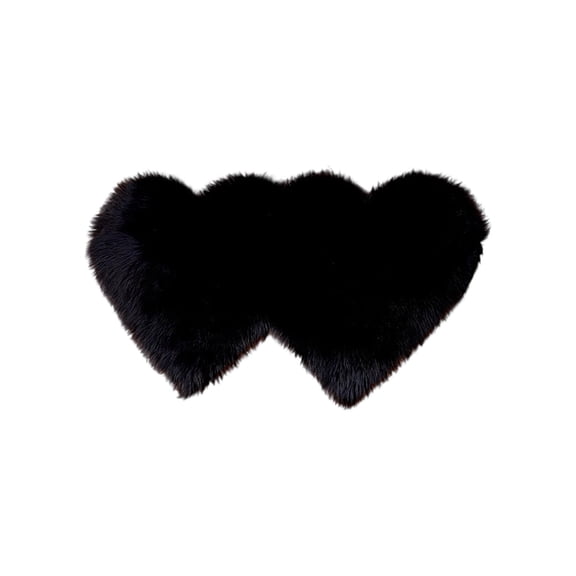 Rugs for Bedroom Washable Bedroom Rugs, Valentine'S Day Heart Shaped Fluffy Rug 70x35cm Non-Slide Carpet, Washable Carpet for Living Room