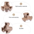 thumbnail image 4 of 5pcs Microwave Turntable Coupler Microwave Oven Parts Plastic Rotating Cores, 4 of 7