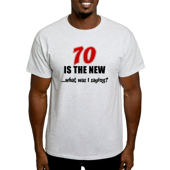 CafePress - 70 Is The New T Shirt - Men's Classic Graphic T-Shirt