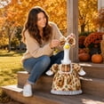 thumbnail image 7 of AZXY Thanksgiving Porch Goose Outfit, Costume Set for 23 Inch Cement Plastic Lawn Porch Goose Statue, Goose Clothes, Thanksgiving Fall Decor for Outdoor Porch Garden Home Decoration, 7 of 7