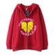 thumbnail image 2 of Dark hip-hop gótico Harajuku Y2k estrella impresa cremallera Sudadera con capucha hombres y mujeres Harajuku chaqueta sudadera, 2 of 5
