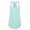 Mint, variant on Next Level Apparel Women's Cotton Terry Racerback Tank