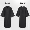 thumbnail image 3 of Conairie Unisex Graduation Cap and Gown Set with Tassel for College High School Honor Cord Graduation Outfits Black 45, 3 of 4