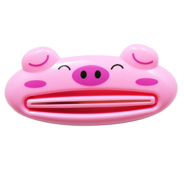 2 Pieces Cute Animal Multifunction Toothpaste Squeezer Home Bathroom Cute toothpaste squeezer Facial Cleanser Dispenser Color Random