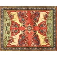 thumbnail image 1 of Ahgly Company Machine Washable Indoor Rectangle Traditional Metallic Gold Area Rugs, 2' x 3', 1 of 7