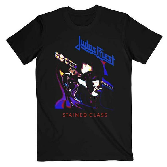 T-Shirt Unisexe Judas Priest Classe Teintée Violet Mixeur